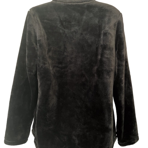 32 Degree Heat Women Jacket Full Zip Pockets Fuzzy Black Size M NEW. - Picture 3 of 6